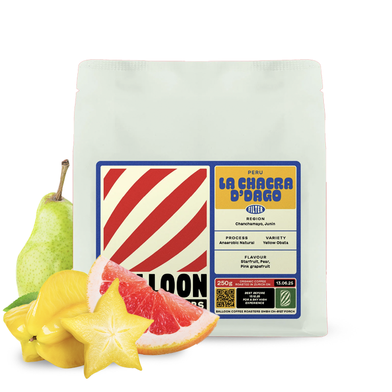 Specialty coffee Balloon Coffee Roasters Peru CHACRA D’DAGO - anaerobic natural