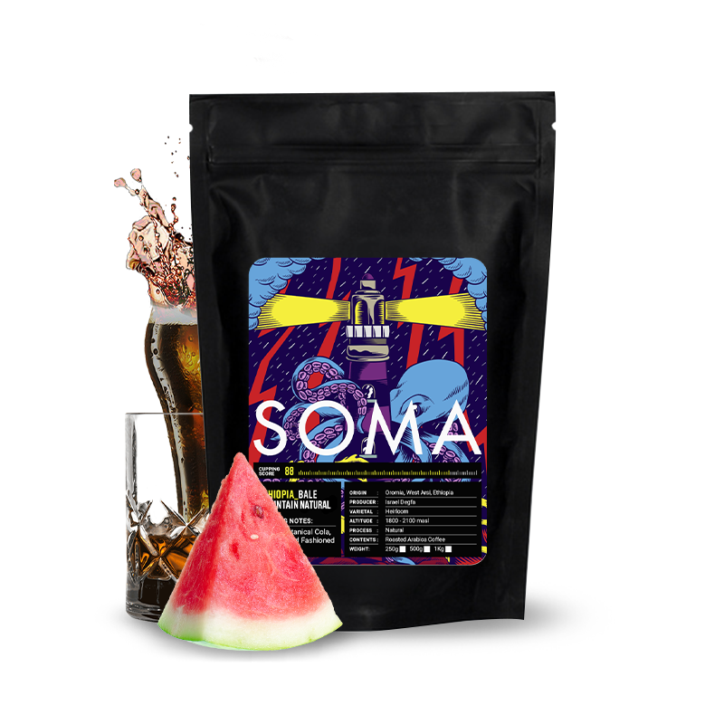 Specialty coffee SOMA Ethiopia BALE MOUNTAIN - natural