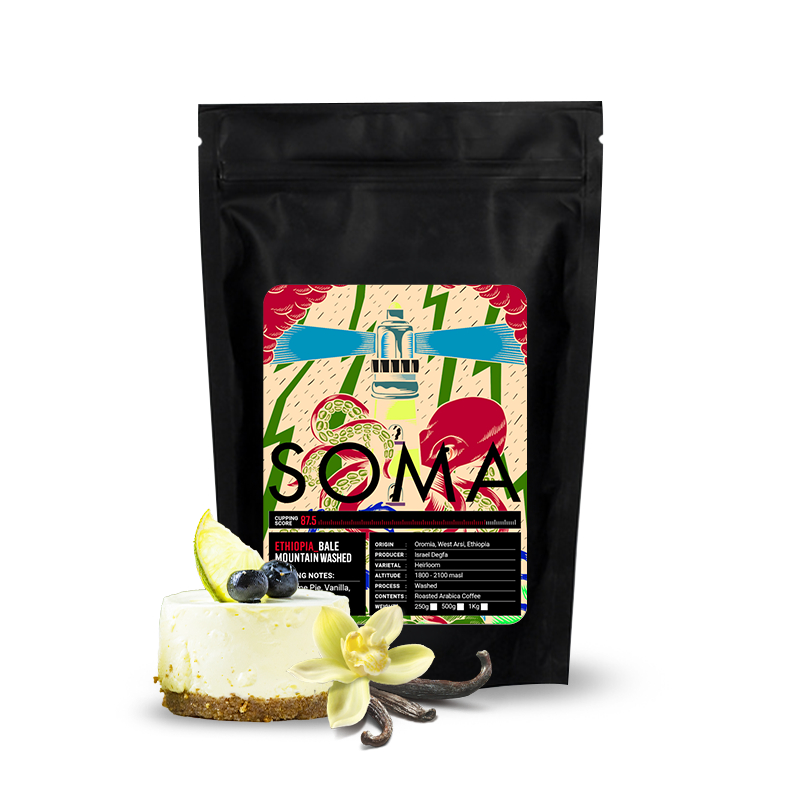 Specialty coffee SOMA Ethiopia BALE MOUNTAIN - washed