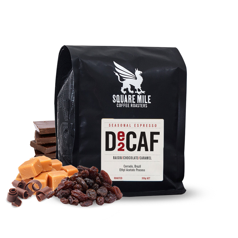 Specialty coffee Square Mile Brazil THE ESPRESSO DECAF - decaffeinated - 2023