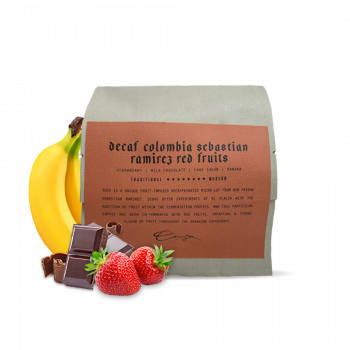 Colombia SEBASTIAN RAMIREZ - RED FRUITS DECAF - decaffeinated - 113g - Onyx Coffee Lab