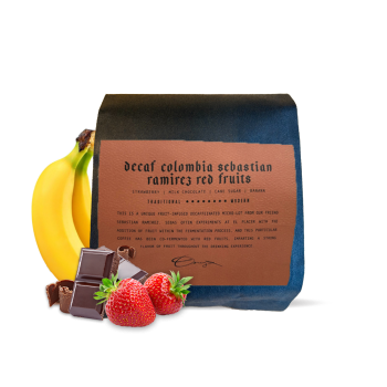 Colombia SEBASTIAN RAMIREZ - RED FRUITS DECAF - decaffeinated - 113g - Onyx Coffee Lab
