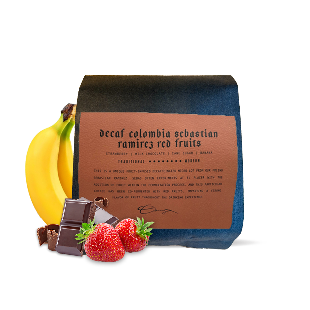 Specialty coffee Onyx Coffee Lab Colombia SEBASTIAN RAMIREZ - RED FRUITS DECAF - decaffeinated - 113g