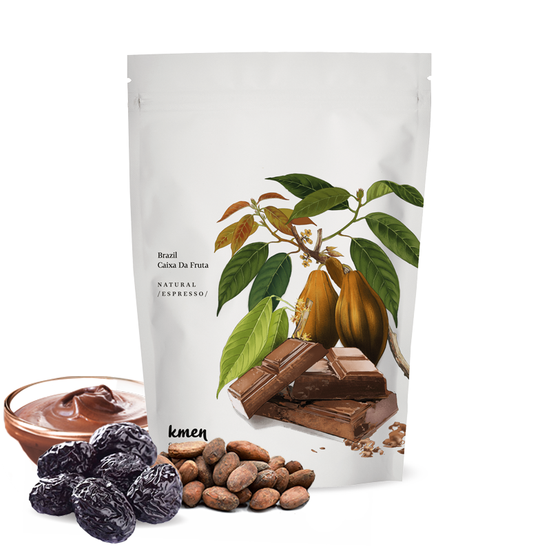 Specialty coffee Kmen Coffee Roasters Brazil CAIXA DE FRUTA