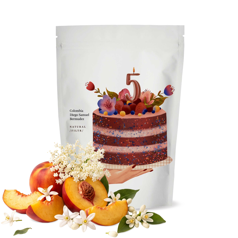 Specialty coffee Kmen Coffee Roasters Colombia DIEGO SAMUEL BERMUDEZ - Birthday Limited Edition - 200 g