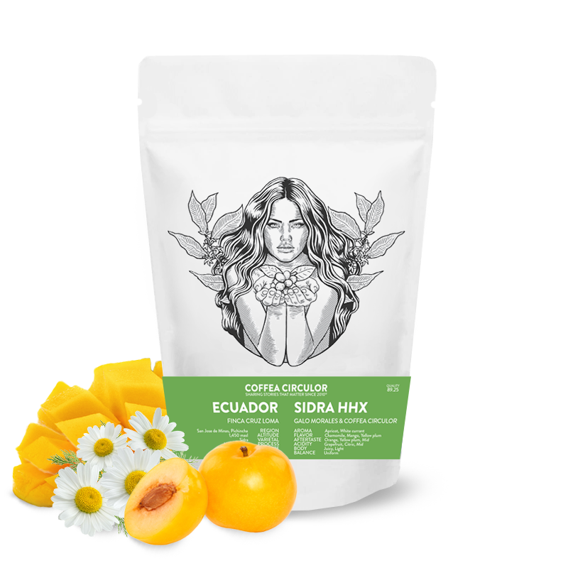 Specialty coffee Coffea Circulor Ecuador FINCA CRUZ LOMA HHX - sidra - 100g