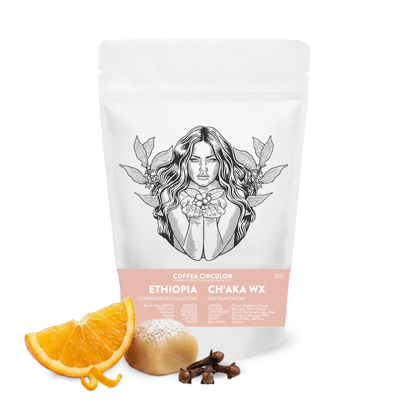 Specialty coffee Coffea Circulor Ethiopia CH`AKA WX