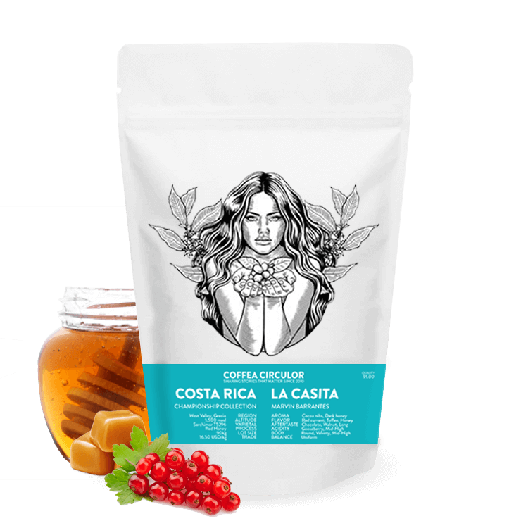 Specialty coffee Coffea Circulor Kostarika LA CASITA - cupping score 91b