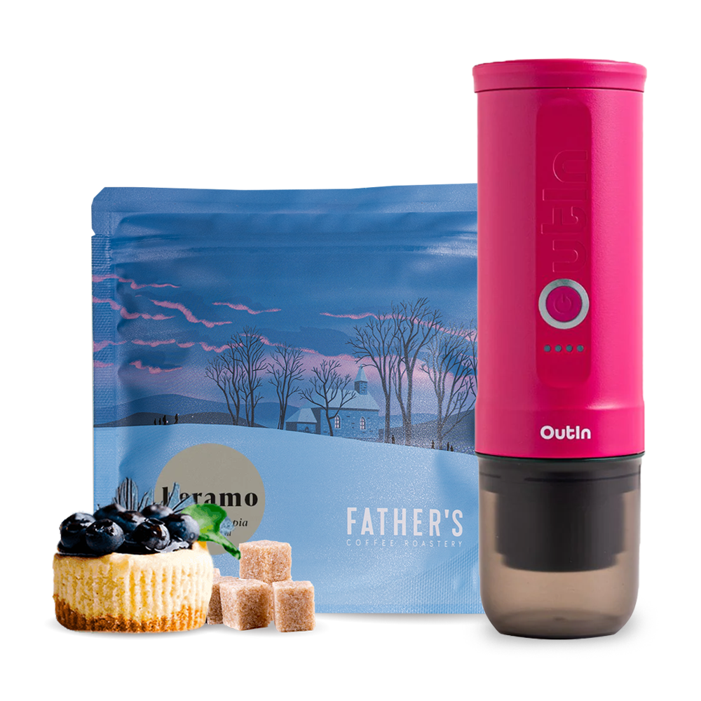 Father's KERAMO x Outin Set - Crimson Red