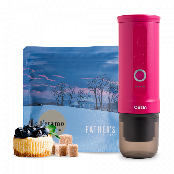 Father's KERAMO x Outin Set - Crimson Red