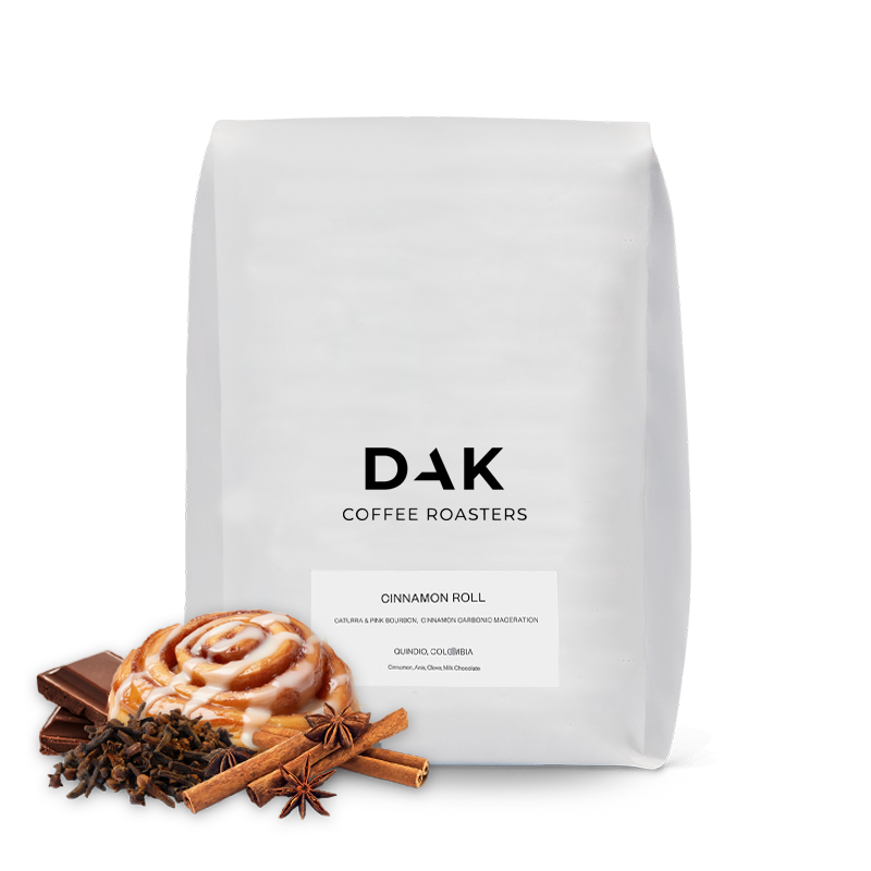 Specialty coffee DAK Coffee Roasters Colombia CINNAMON ROLL - espresso - Christmas Coffee - 1000 g