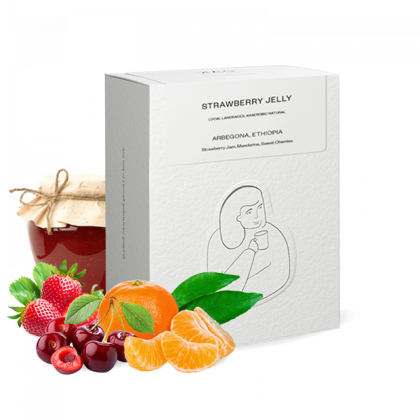 Specialty coffee DAK Coffee Roasters Ethiopia STRAWBERRY JELLY - 200g 7/25