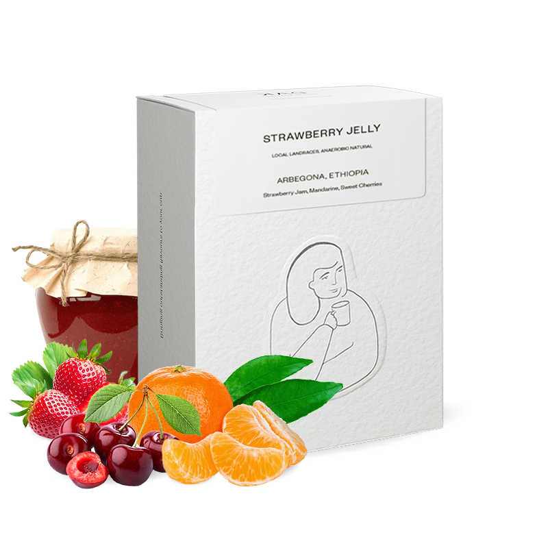 Specialty coffee DAK Coffee Roasters Ethiopia STRAWBERRY JELLY - 200g 7/25