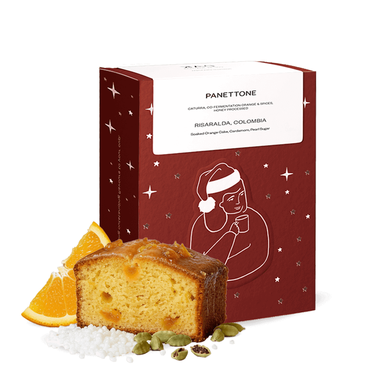 Specialty coffee DAK Coffee Roasters Christmas Coffee Colombia PANETTONE - espresso