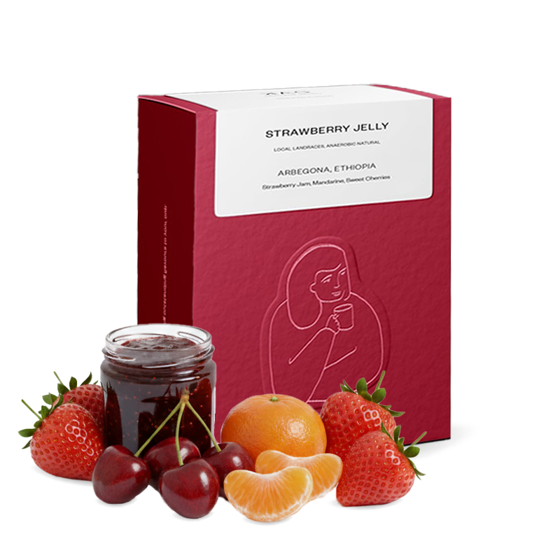 Specialty coffee DAK Coffee Roasters Ethiopia STRAWBERRY JELLY