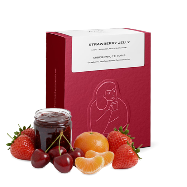 Specialty coffee DAK Coffee Roasters Ethiopia STRAWBERRY JELLY - espresso