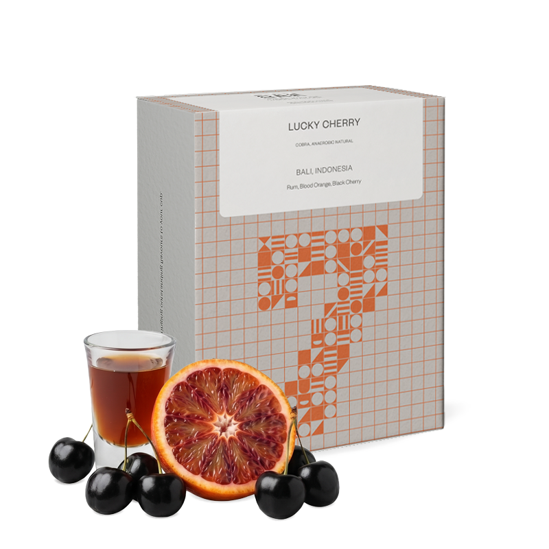 Specialty coffee DAK Coffee Roasters Indonesia, Bali, LUCKY CHERRY - 7th Anniversary Coffee - 200 g