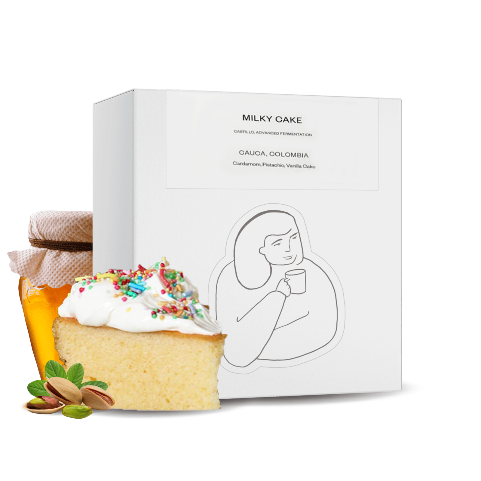 Specialty coffee DAK Coffee Roasters Colombia MILKY CAKE - espresso