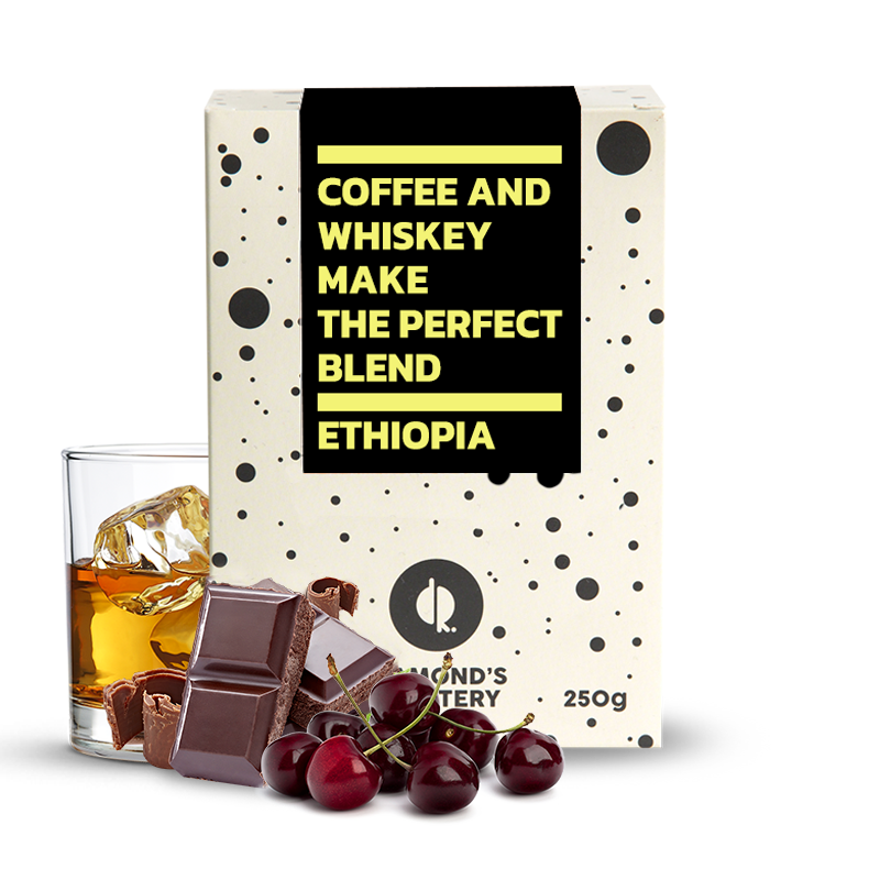 Specialty coffee Diamond's Roastery Ethiopia KERAMO - barrel aged