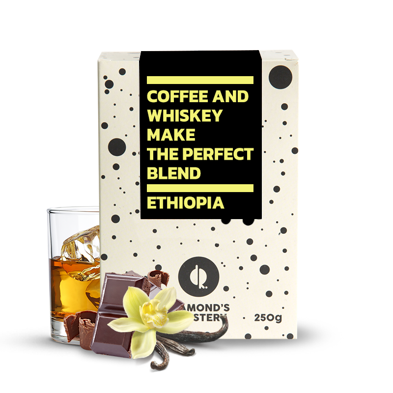 Specialty coffee Diamond's Roastery Ethiopia SHANTAWENE - whiskey barrel aged