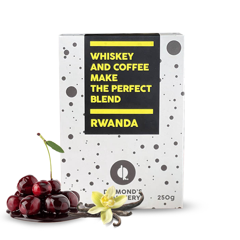 Specialty coffee Diamond's Roastery Rwanda KABYINIRO - maturing in whiskey barrels