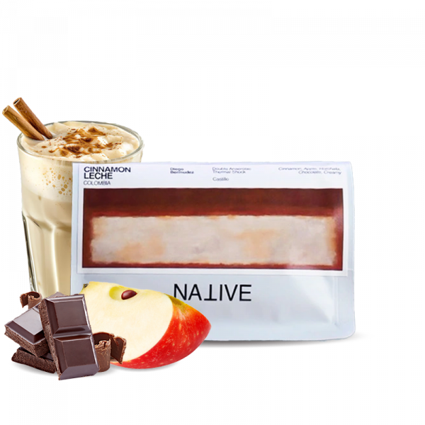 Specialty coffee Native by Diego Bermudez Colombia CINNAMON MILK