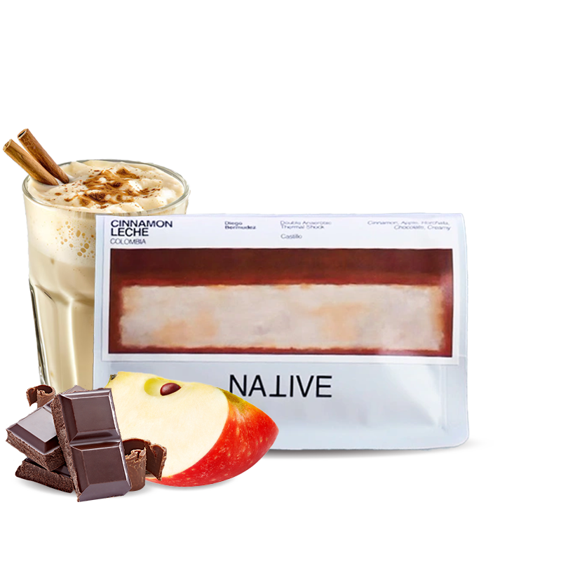 Specialty coffee Native by Diego Bermudez Colombia CINNAMON MILK