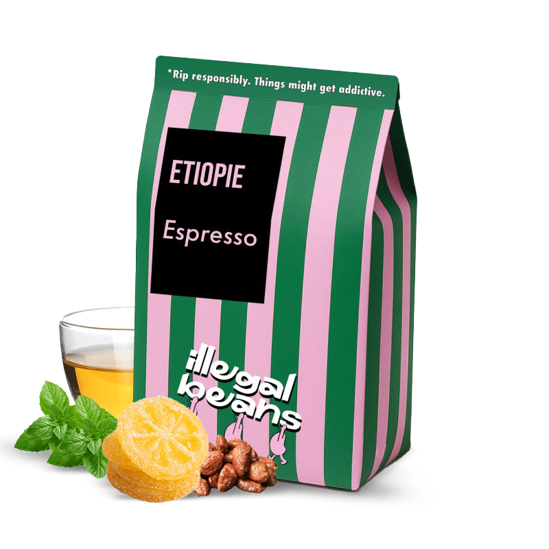 Specialty coffee Illegal Beans Ethiopia CHELSEBA - espresso