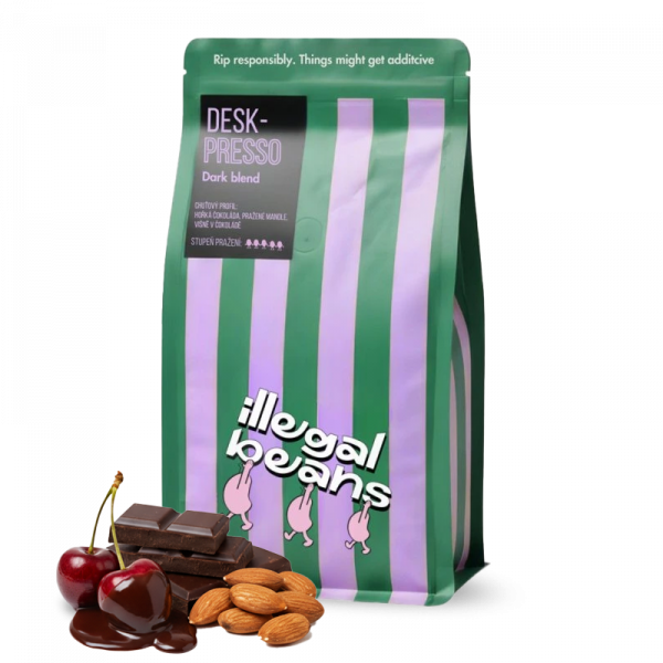 Specialty coffee Illegal Beans DESKPRESSO DARK blend - 1000 g