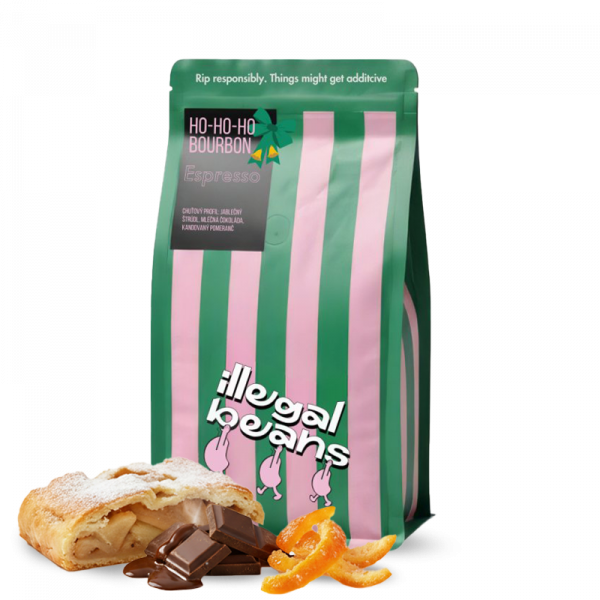 Specialty coffee Illegal Beans Brazil HO HO HO BOURBON - Christmas espresso coffee