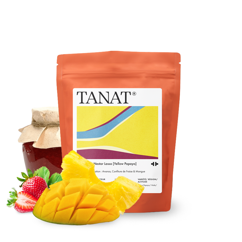 Specialty coffee Tanat Coffee Colombia NESTOR LASSO - yellow papayo 4/25