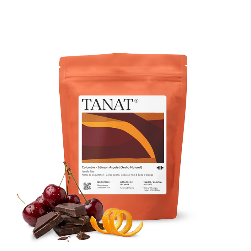 Specialty coffee Tanat Coffee Colombia EDINSON ARGOTE - Geisha - 100g