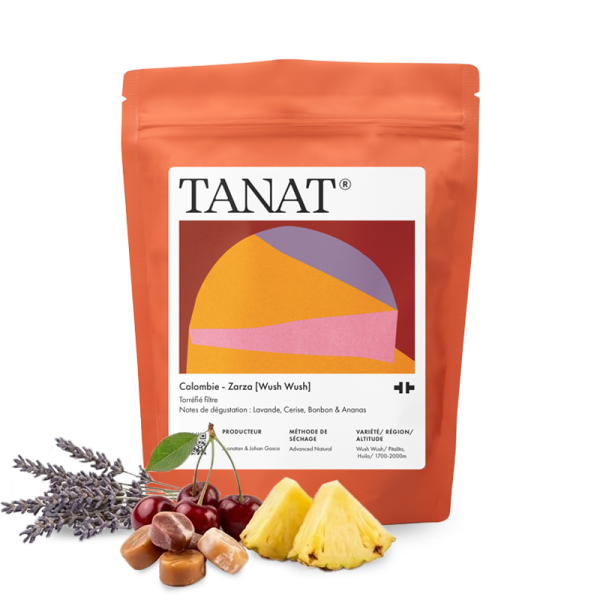Specialty coffee Tanat Coffee Colombia FINCA ZARZA - Wush Wush