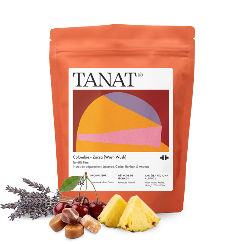 Specialty coffee Tanat Coffee Colombia FINCA ZARZA - Wush Wush