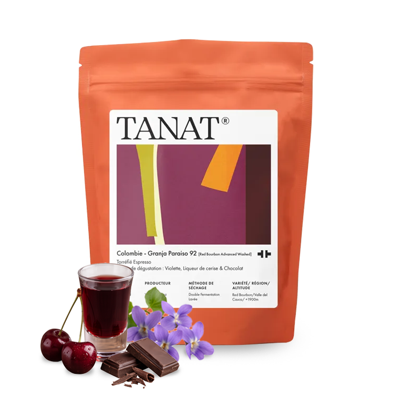 Specialty coffee Tanat Coffee Colombia GRANJA PARAISO 92