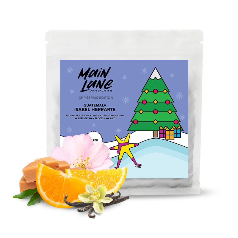 Specialty coffee Main Lane Coffee Roasters Guatemala ISABEL HERRARTE GEISHA - Christmas edition - filter