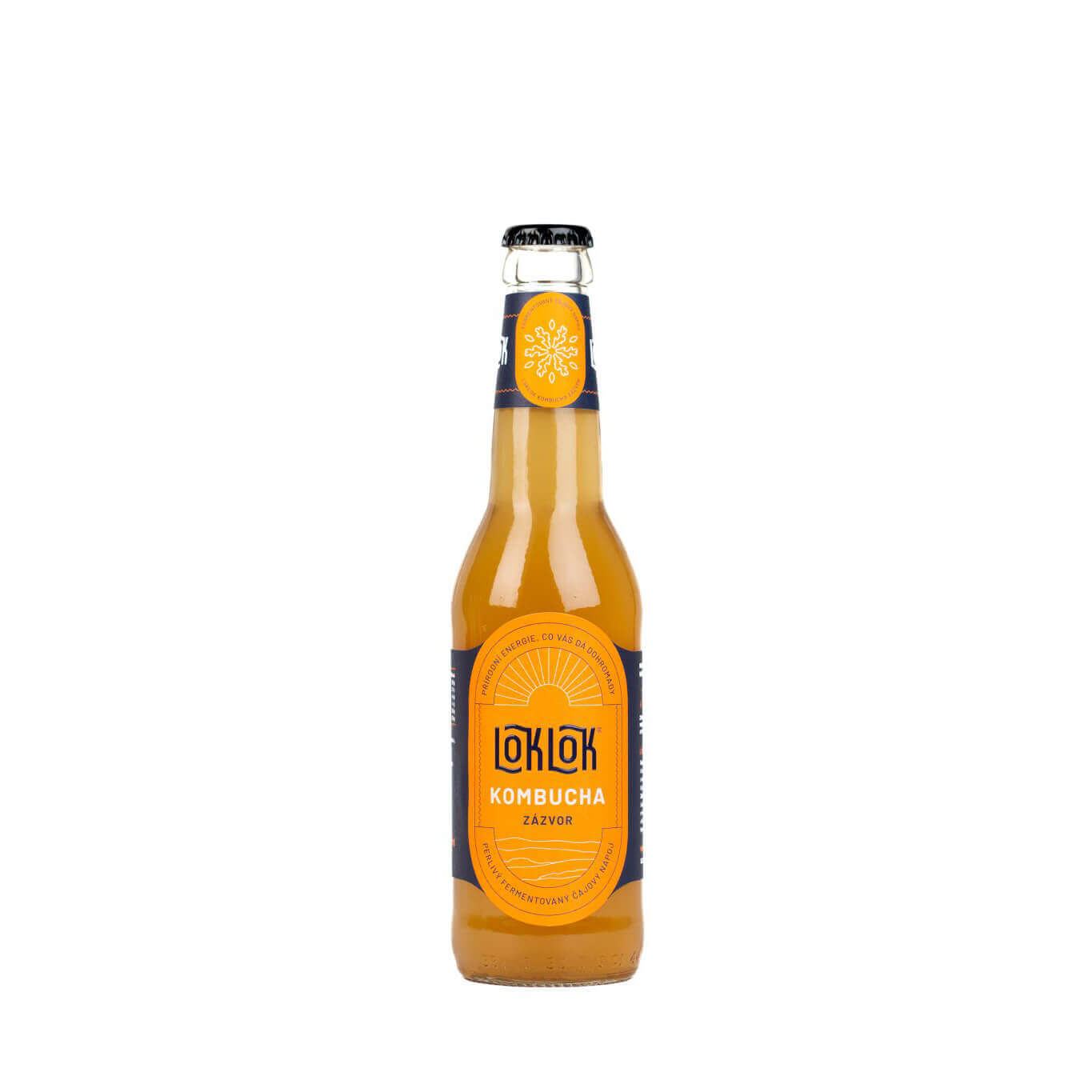 Loklok Zázvorová kombucha 330 ml