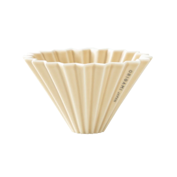 Origami dripper ceramic S - matte beige