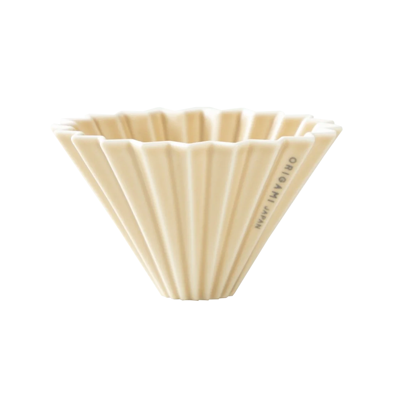 Origami dripper ceramic S - matte beige