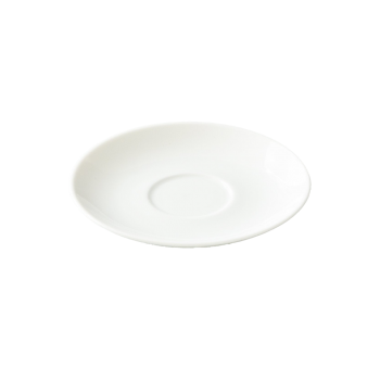 Origami Aroma Cup porcelain saucer - white
