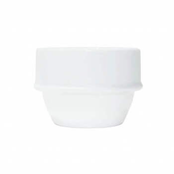 Origami cupping bowl - white