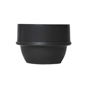 Origami cupping bowl - black