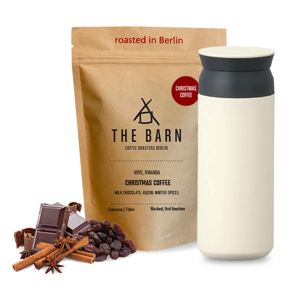 The Barn Christmas coffee Kinto Tumbler Set - bílá