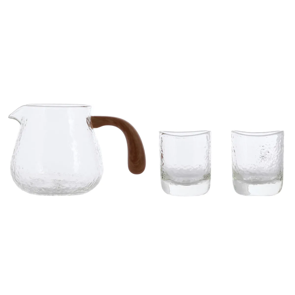 Timemore Chuiwen patterned server and glasses set