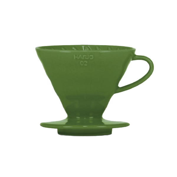 Dripper Hario V60-02 - ceramic dark green + 40 filters