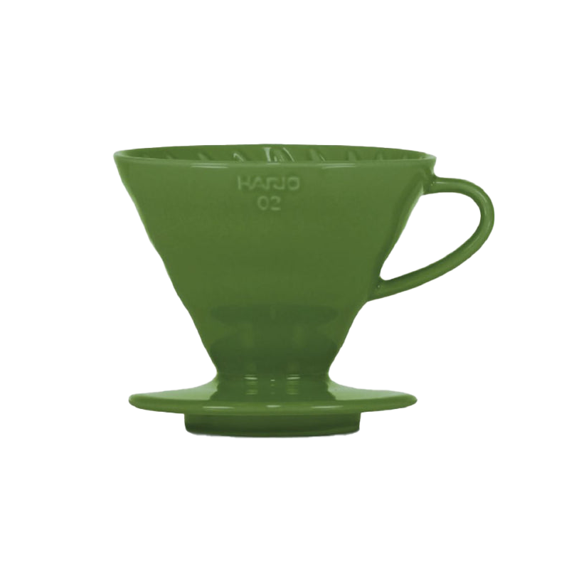 Dripper Hario V60-02 - ceramic dark green + 40 filters