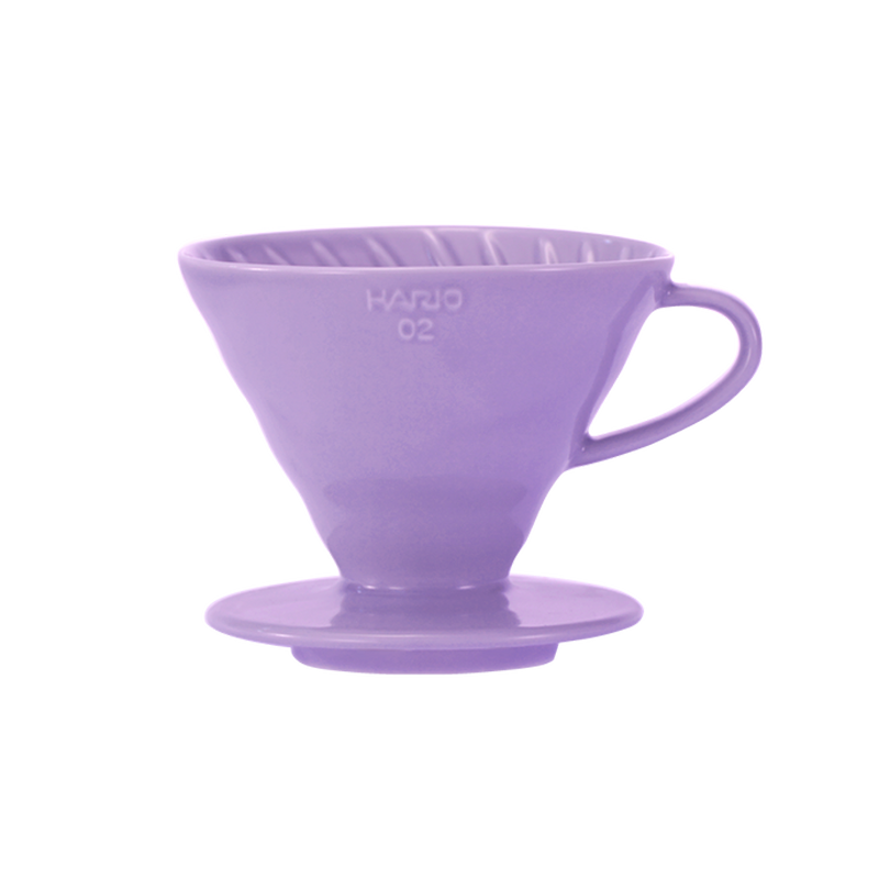 Dripper Hario V60-02 - ceramic purple + 40 filters