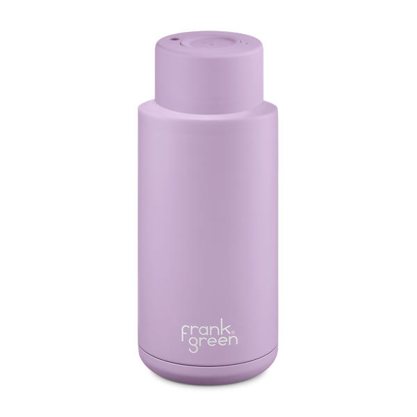 Frank Green Ceramic 1000 ml stainless steel bottle - lilac haze