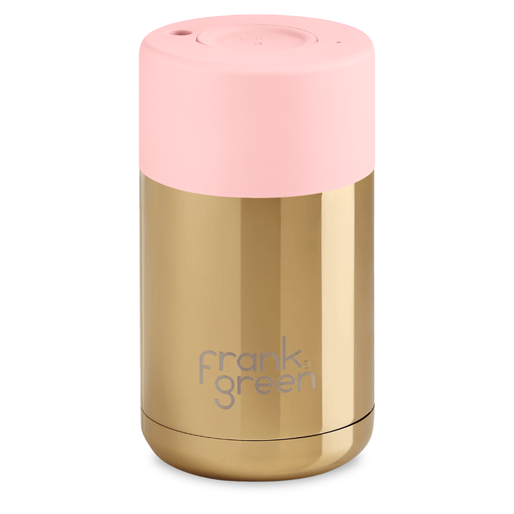 Frank Green Ceramic 295 ml stainless - chrome gold / blushed