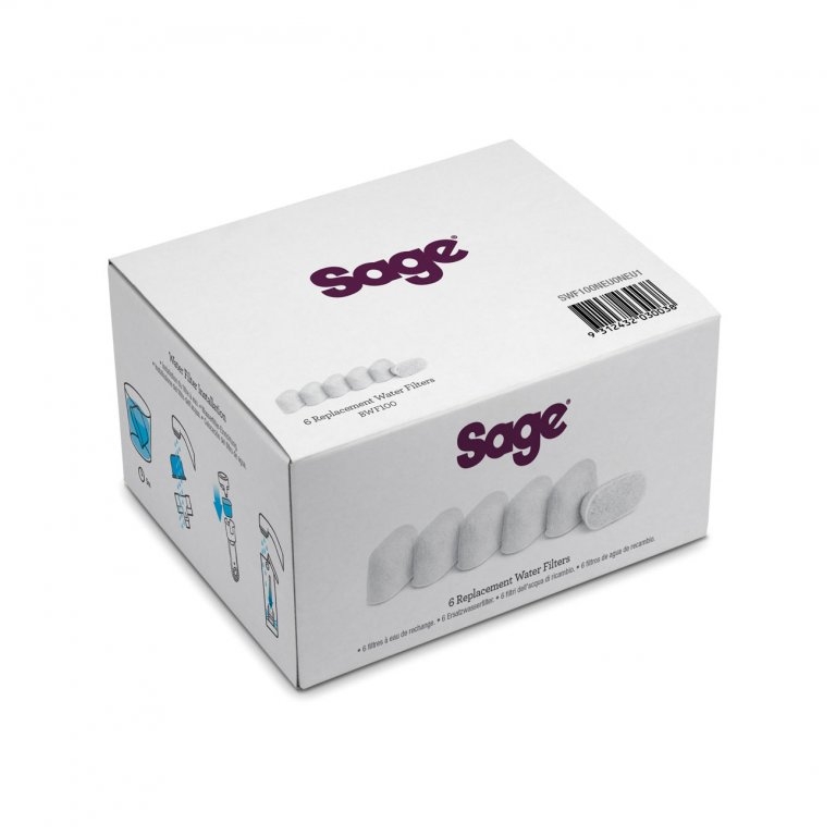 SAGE BWF100 - replaceable filters - 6 pcs
